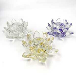 Flor de loto de cristal